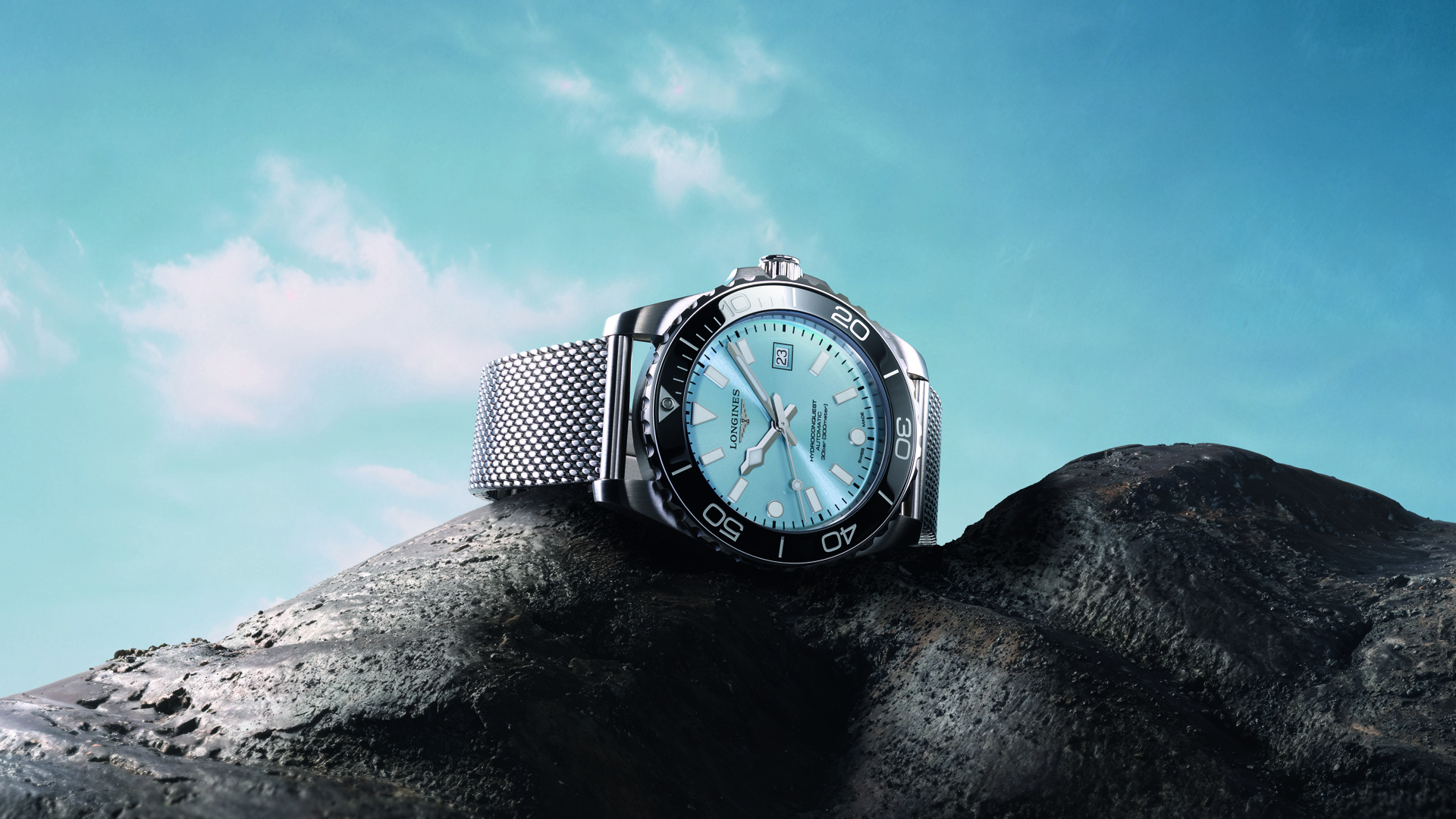 LONGINES СО НОВА ВИЗИЈА: HYDROCONQUEST 2026 претставен прво во Виена, ДОСТАПЕН И КАЈ BO БОЖИНОВСКИ часовници