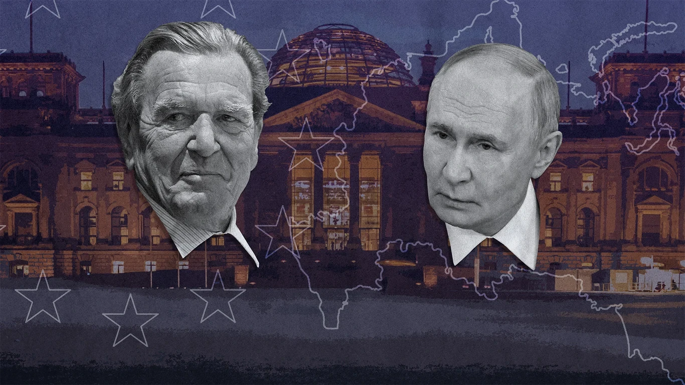 Поранешниот германски канцелар Герхард Шредер се сретна со Путин