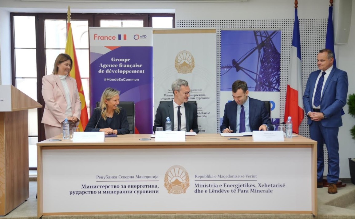 MEPSO in Francoska agencija za razvoj podpisali sporazum za posodobitev prenosnega omrežja v Severni Makedoniji