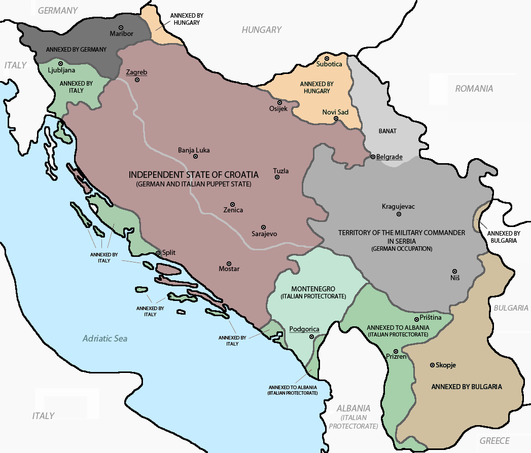 Окупирани територии 1941-1945