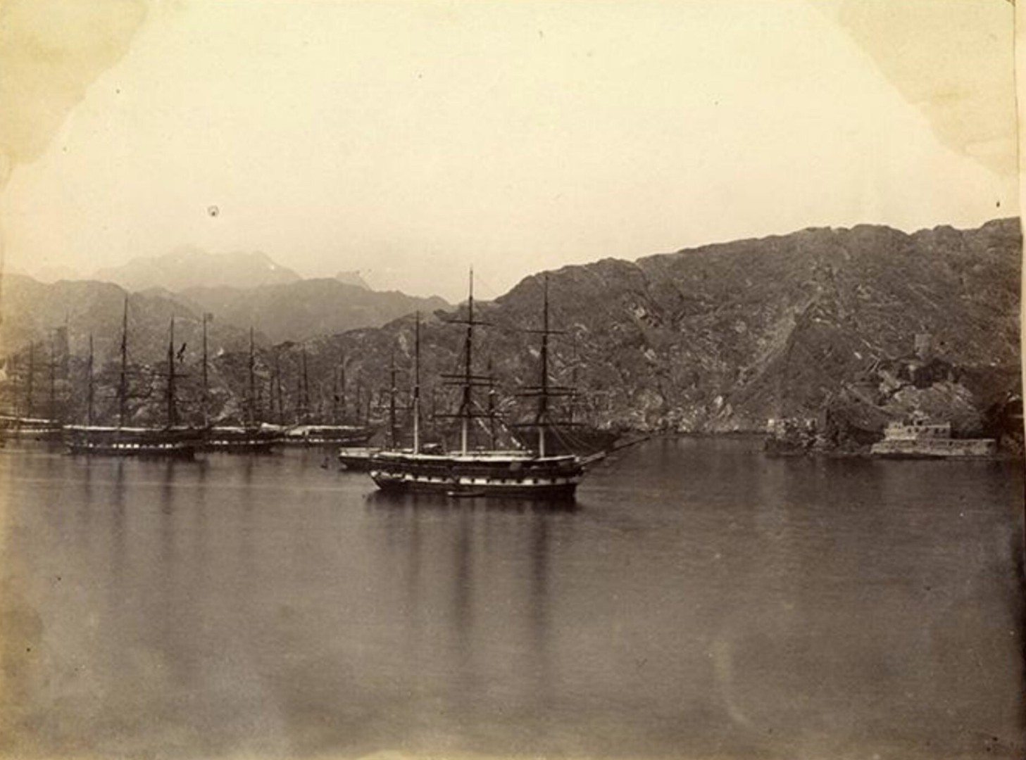 Британската морнарица во Мускат во 1870 година