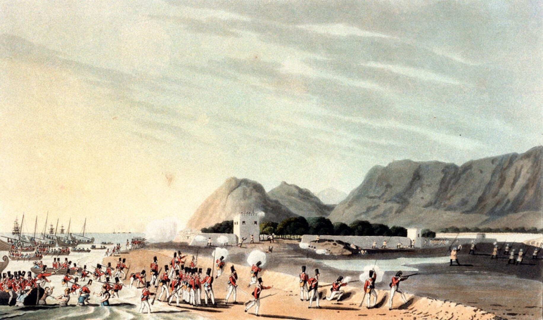 Британската поморска флота го напаѓа Рас ал-Хаима на 13 ноември 1809 година