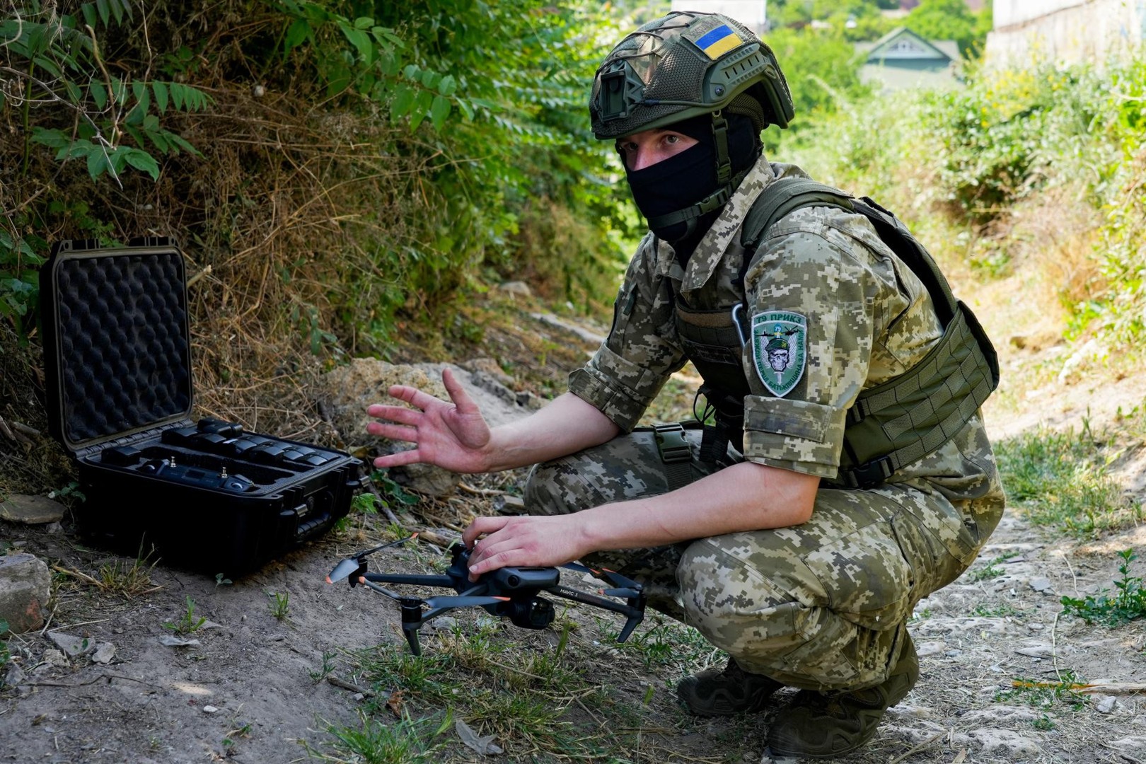 Украински оператор на дронови
