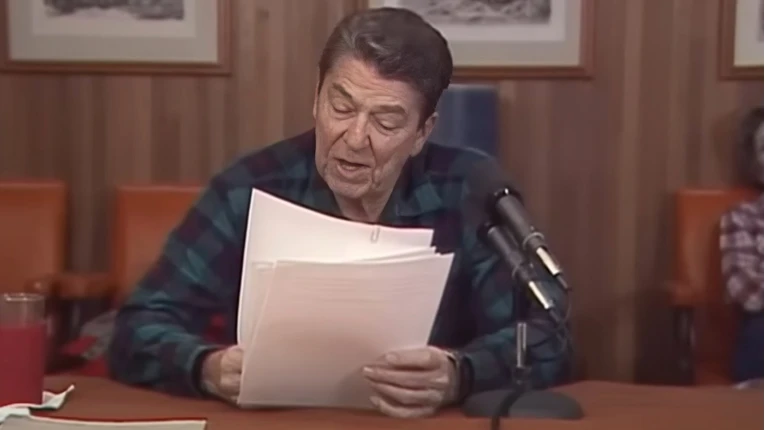 25 април 1987 година: ВАКА РЕГАН ЗБОРУВА ЗА ЦАРИНИТЕ (ВИДЕО)