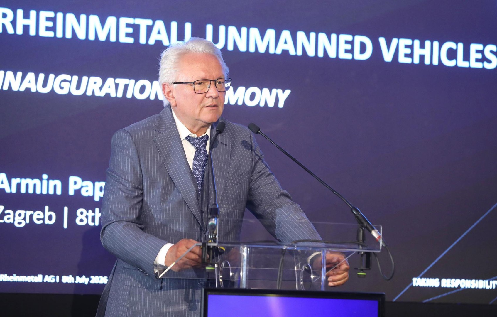 Армин Папергер снимил во јули 2026 година во Загреб