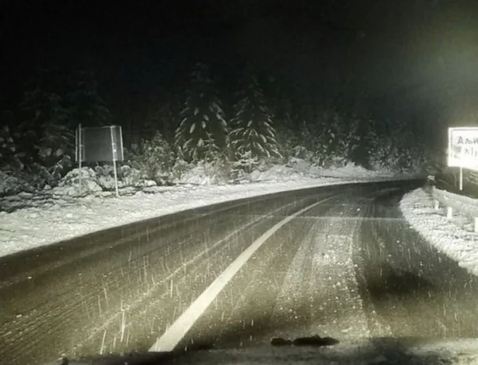 ВАЖНО ЗА СИТЕ ШТО ПАТУВААТ: Снег вечерва на овој патен правец, возете внимателно!