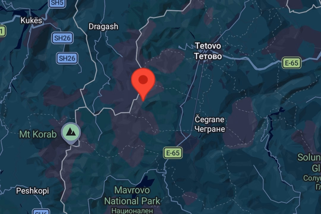Земјотрес попладнево во Македонија
