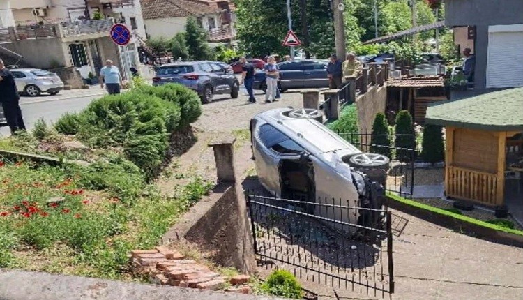 Драма во Штип: Автомобил заврши превртен во двор на куќа - причината ќе ве запрепасти