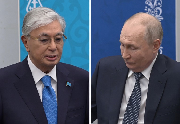 (Видео) Токаев го изненади Путин со предлог за Украина – неговата реакција стана хит