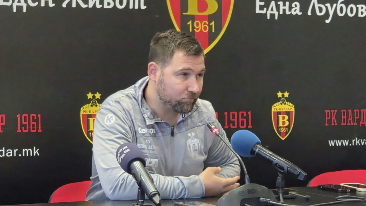 Тренерот на Вардар без алиби: „Поразот е моја вина“