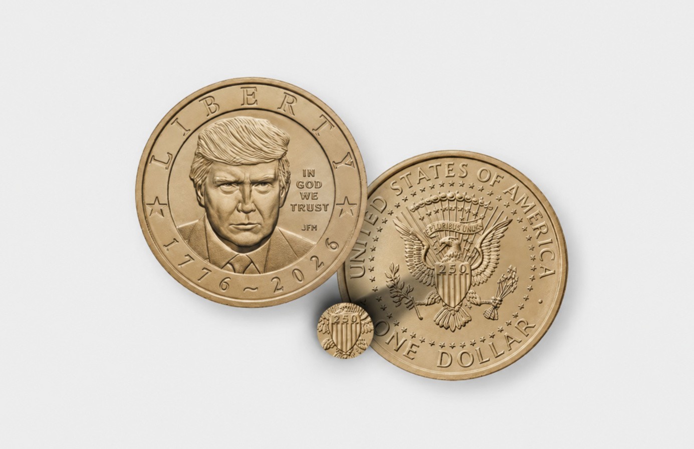 Американците добија нов долар со ликот на Трамп: Еве како изгледа и колку чинат колекционерските пакувања