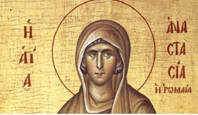 Денес православните верници ја чествуваат преподобната маченичка Анастасија Римјанка