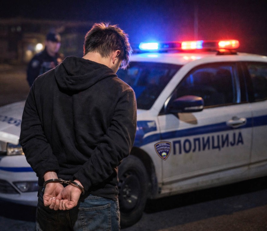 (ФОТО) ПРЕТРЕС ВО РАНИТЕ УТРИНСКИ ЧАСОВИ: 20-годишник лишен од слобода - еве што се пронајде полицијата во неговиот дом!